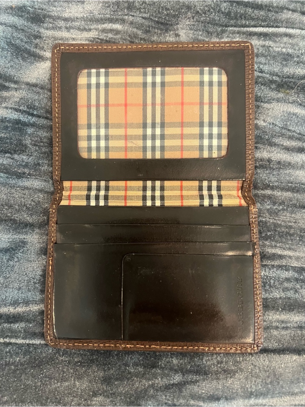 Vintage Mens  Burberry Card Holder - Picture 3 of 3